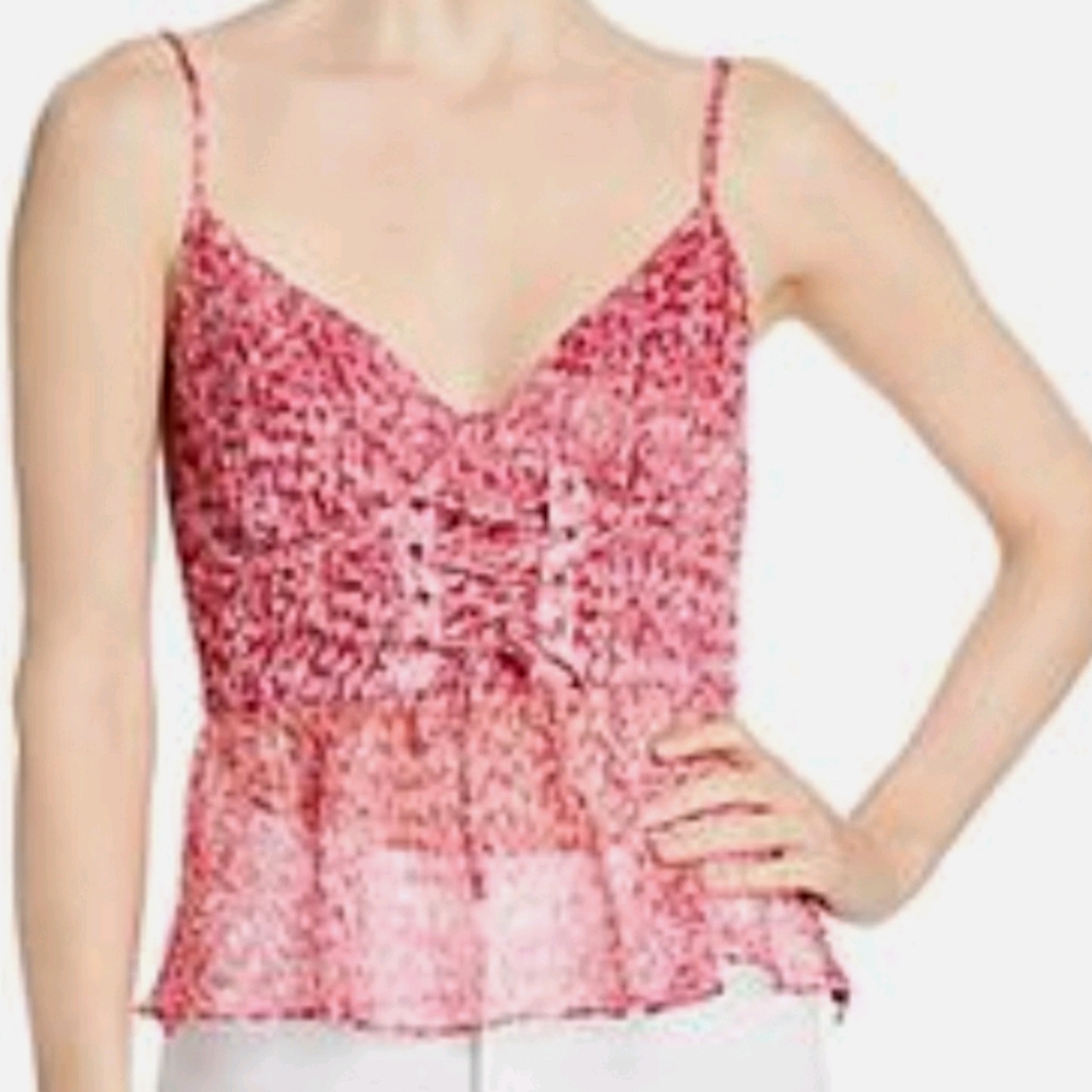 THE EAST ORDER "HARLIE" LACE FRONT TOP NWT